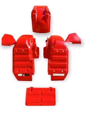 Got000006011 Ktx Pro Inc For Honda Atc250es Atc 250es Big Red Complete Plastic Fender Kit 1985-1987 6pcs