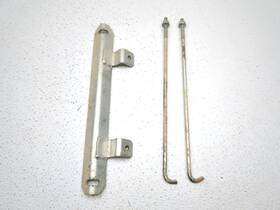 K7591-61130 Kubota 18-25 Rtv Xg850 Sidekick Battery Stay Mount Bracket Holders Rod Trsh Pl