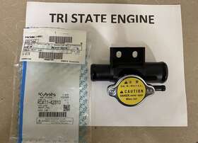 Rc411-42310 Kubota Genuine Oem Radiator Cap Assembly Coolant Neck Generator
