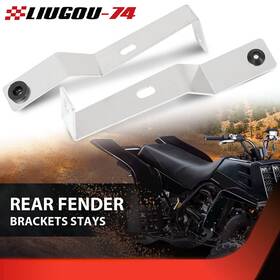 Big45766 Liugou74 Fit For 87-06 Yamaha Banshee 350 Yfz350 Billet Rear Fender Brace Brackets Stays