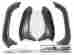 Mai-49225 Maier Mfg Yamaha Rhino 450 660 700 Fender Flares 2 Set Of 4 Silver