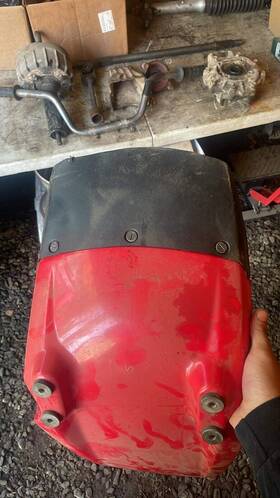 48028-21 Maier 1985 Honda Atc250sx Oem Mud Flaps Front/rear And Screws