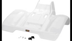64689 Maier White Polyethylene Rear Fender Fairing Guard For Honda Atc350x 85-86