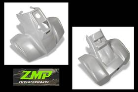 11690-31 Maier Mfg New Honda Trx70 White Carbon Fiber Front And Rear Plastic Fender Set 86-87