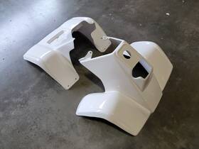 116901 Maier Mfg Honda Trx70 86 - 87 White Plastic Front And Rear Fender Set Trx 70