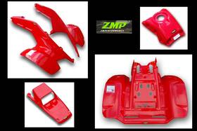 11710-12 Maier Mfg New Honda Trx250r 88-89 Plastic Fighting Red Front Rear Fenders Tank Cover Hood