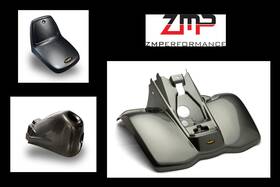 18922-30 Maier Mfg New Yamaha Yt60 Tri Zinger Black Carbon Fiber Complete Plastic Fender Kit Yt 60