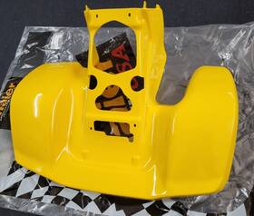 509816 Maier Mfg Suzuki Lt250r Quadracer 250 Racer Yellow Rear Fenders 1985-1992 Splash Guard