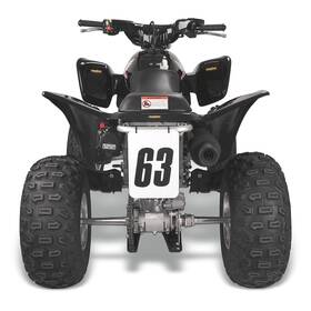 Maier Mfg 5115-m438808-atv Rear Number Plate-white For 2007-2008 Yamaha Yfz450 Se Atv