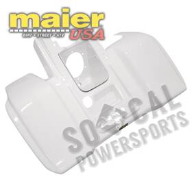 5830-m134238-atv Maier Mfg Rear Fender-white For 1988-2006 Yamaha Yfs200 Blaster Atv