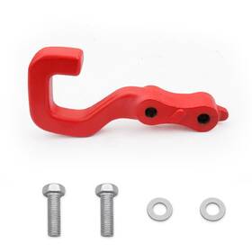 6058-006r Mocar7 Red Rear Tow Hook Right Side Or Left Compatible With Jeep Gladiator Jt 3