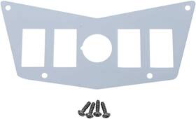 1284-m557146-utv Moose Utility Center 4 Switch Dash Plate-white For 2012-2013 Polaris Ranger Rzr 570 Utv