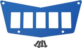 1309-m557196-utv Moose Utility Center 5 Switch Dash Plate-blue For 2012-2013 Polaris Ranger Rzr 800 Eps
