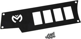 9010-m410598-utv Moose Utility Small 4 Switch Dash Plate-left-black For 2018 Polaris Rzr Xp 1000 Eps