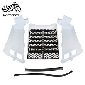Msp1371876 Munirater For Yamaha Banshee350 1987-2006 Plastic Gas Tank Side Cover Radiator Grill White