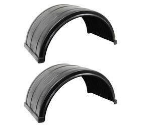 Mytee Products 199145013669 2 Pack Ribbed Poly Fender For Trucks With 24.5