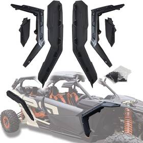 4853548 Oumurs Wide Mud Guards For Can Am Maverick X3 And Max 4 Doors 2017-2024 Fender Flares