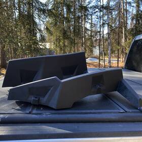 B447pa01201zb Oumurs Extended Front Fender Flares Mud Flap For Polaris Rzr Xp 1000 / 4 2014-2023