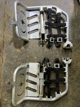0454090 Polaris 2008 Outlaw 90 Oem Nerf Bars Webbing Footwell Set
