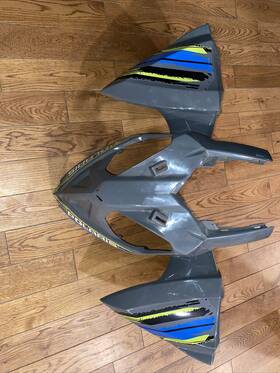 0455254-453.273b Polaris 2005- 2021 Outlaw 90 110 Oem Gray Front Fender Assembly