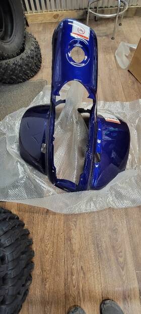 2632953-469 Polaris Oem 50th Anniversary Blue Front And Rear Atv Plastic Set 54355