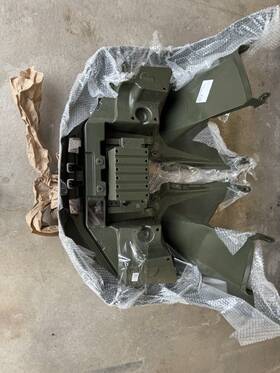 2638719-498 Polaris Spokesman 450 Front Plastics Asm-cab Fr Svc Sb Gr