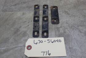 5211020-067 Polaris 95-98 Scrambler 400 4x4 Front Back Mud Guard Shield Flap Brackets Straps