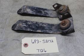 5220899 Polaris 89-91 Trail Boss 250 Oem Rear Back Fender Mud Guard Brackets Supports