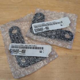 5269480-458 Polaris Matte Black Rear Lower Mp Fender Flare Mount Brkt -lot Of 2