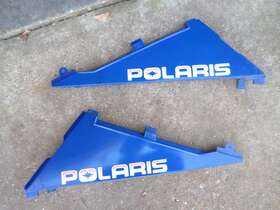 5430970-157 Polaris 91 - 94 Trail Blazer 250 Side Covers Panels Left And Right Blue No Fading