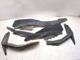 5452295 Polaris 14-23 Rzr Xp 1000 Front And Rear Fender Flares Mud Guard With Extensions Set