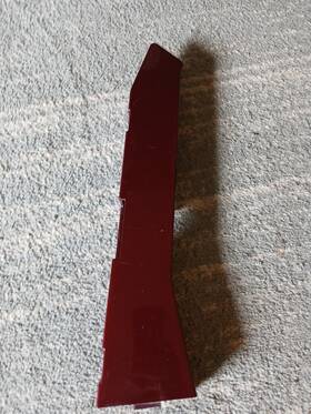 5453072-629 Polaris Burgundy Metallic Upper Center Right Fender