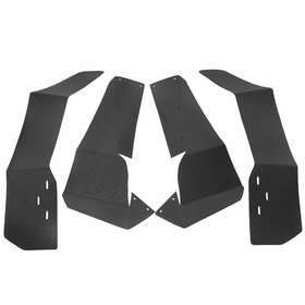 Hl-111764 Polaris 15-19 Rzr 4 900 S 1000 Utv Extended Fender Flares Mud Flap