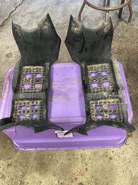 Polaris Oem 041118 2003-2006 Predator 90 Right - Left Mud Splash Guard Footwell -used
