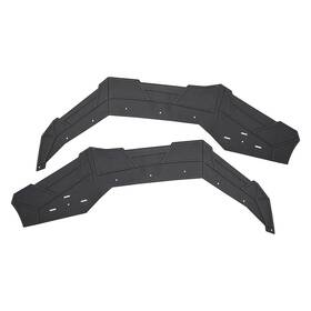 4386-p599350-utv Powermadd Fender Flare Extension Kit-front For 2017-2019 Polaris Rzr Xp 4 Turbo