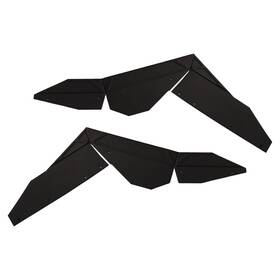 8055-p318688-utv Powermadd Fender Flare Extension Kit-front For 2014 Polaris Rzr 4 800 Eps Le Utv