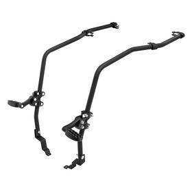 1201-q250980-atv Quadboss Fender Protectors-wrinkle Finish For 2018 Polaris Sportsman 450 Ho Atv