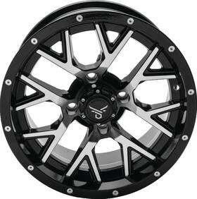 608572 Quadboss Qbs Barbwire Wheels High-performance Aluminum For Off-road Trucks