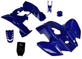 Redcap 600170699976 Atv Front And Rear Body Panel Kit For 110cc-250cc Quads Many Models Blue