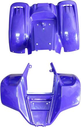 Redcap 676821114112 Blue Front And Rear Fender Set Compatible With Kazuma Meerkat Redcat 50cc 90cc Atv