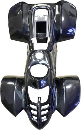 110b Redcap 676821400734 Front Rear Atv Fender Plastics For Taotao 110cc Quad Black