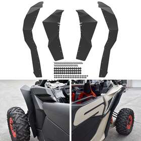 Sautvs 786411869374 Fender Flares Extended Mud Guards For 2017-2023 Can-am Maverick X3/x3 Max 4pcs