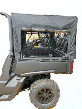 Smart Yard Products 860012863273 Cargo Bed Cover - Compatible With Can Am Defender Heavy Duty Black
