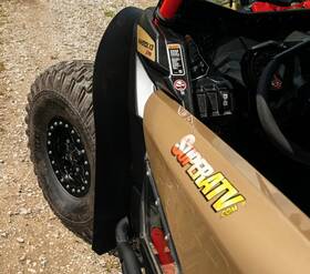 Ff-ca-x3 Superatv Low Pro Fender Flares For Can-am Maverick X3 64 Inch And 72