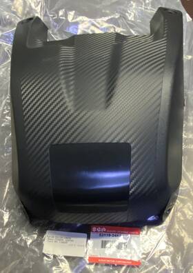 53119-34k04 Suzuki Oem Front Fender Center Carbon Look Lt-a500 Lt-a750 Kingquad