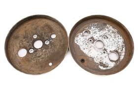 54511-02c00 Suzuki 00 Quadrunner 160 2x4 Front Brake Drum Covers Lt160