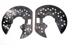 59231-38f01 Suzuki 05 Eiger 400 4x4 Front Brake Dust Guard Covers Left Right Ltf400f