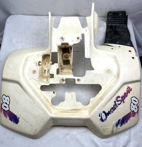 86757 Suzuki 1992 Lt 80 Used Rear Oem White Fenders Plastics 1987-2006