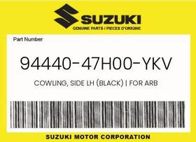 94440-47h00-ykv Suzuki Genuine Cowling Side Lh Black For Arb - 94440-47h00-ykv Suzuki Genuine Cowling Side Lh Black For Arb -