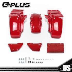 Tianchuan2006022409 Tianchuan Fit Honda Atc250es 85-87 Big Red Front And Rear Fender Kit With Side Panels Trunk Lid